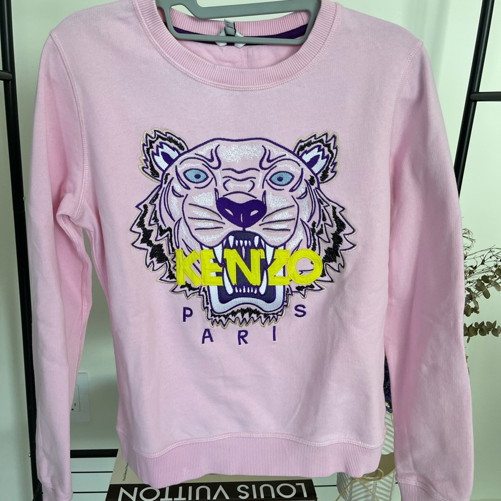 Kenzo tiger embroidered sweater